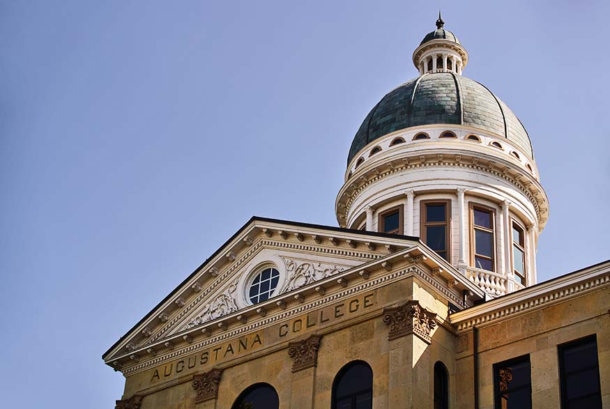 old main at augustana college