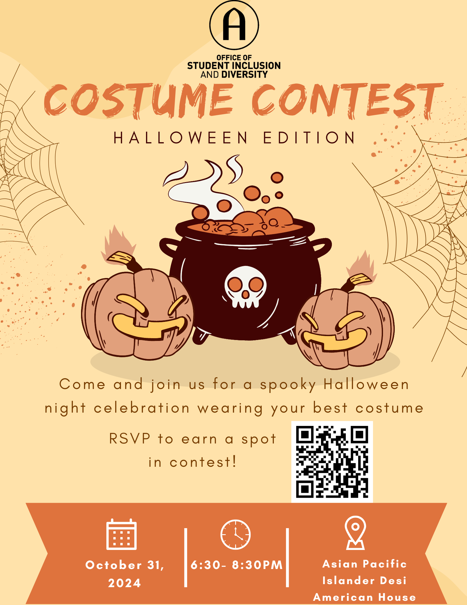 Costume contest flyer