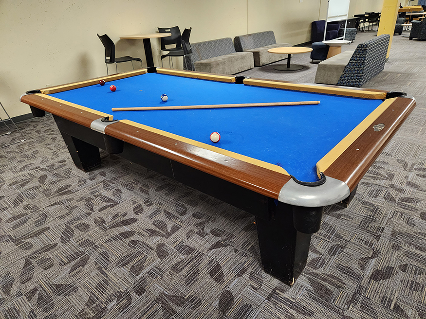 Pool table in Erickson