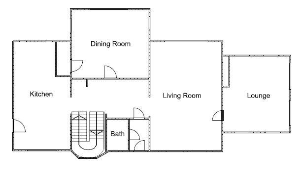 Esbjorn House, first floor layout