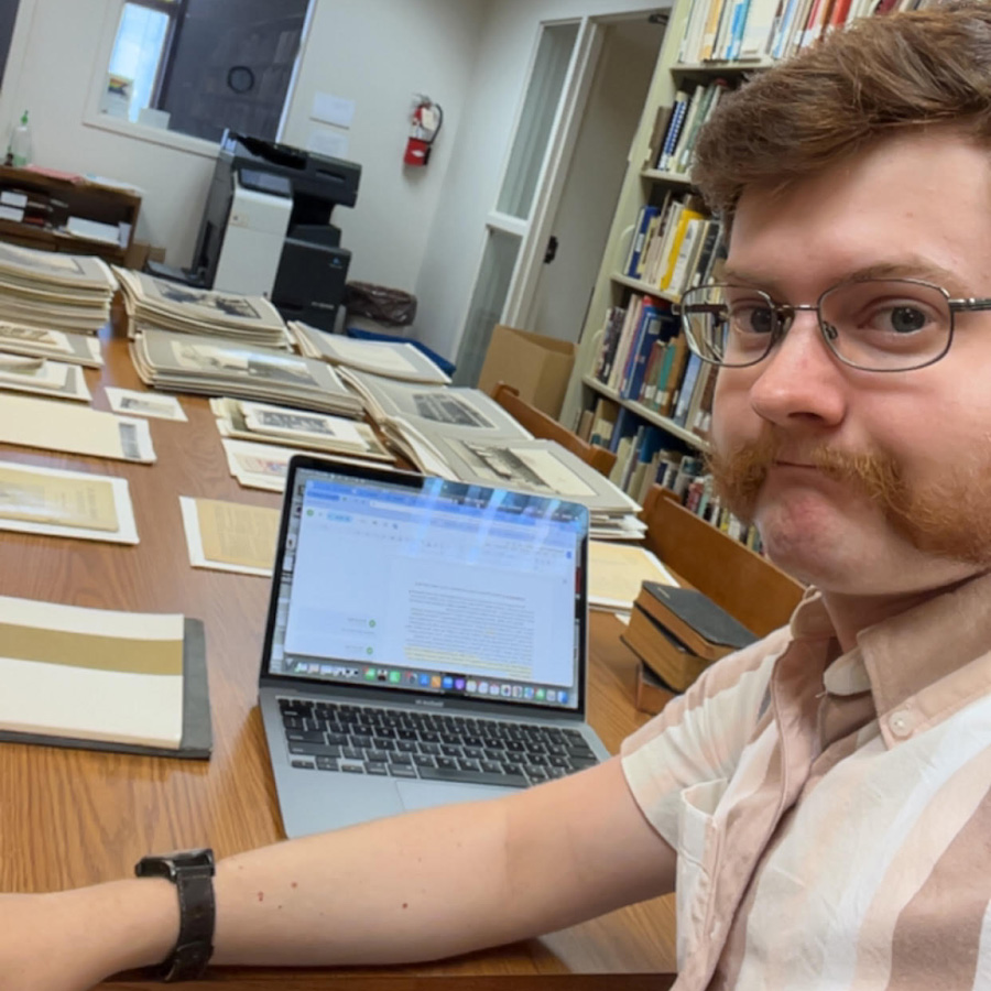 Michael Njus at the Vesterheim Norwegian-American Museum