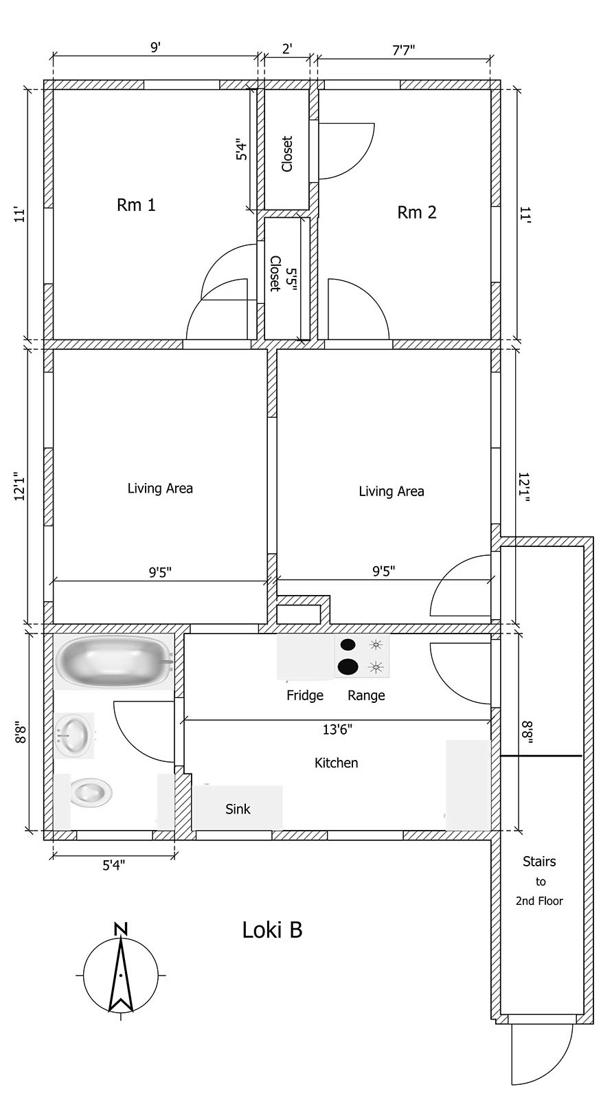 Loki B floorplan