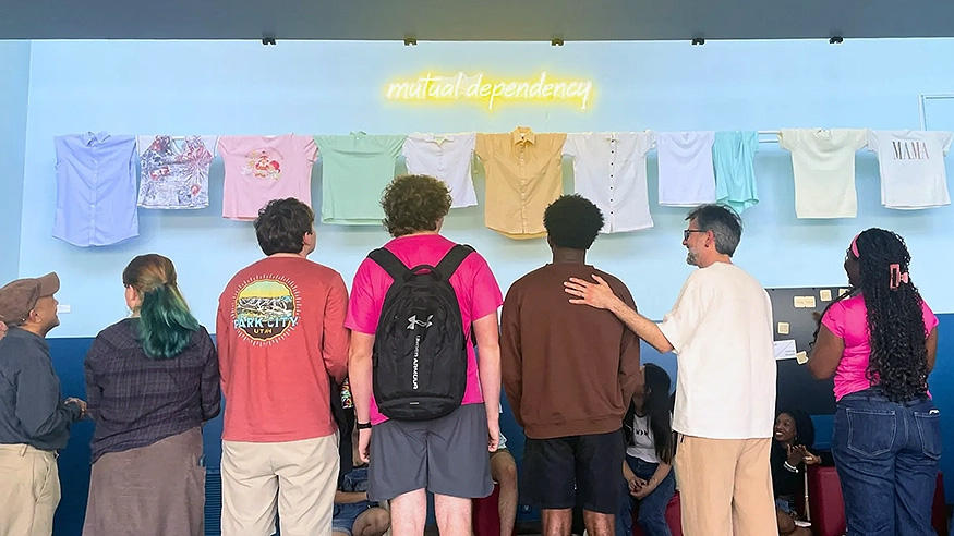 faculty-student art installation