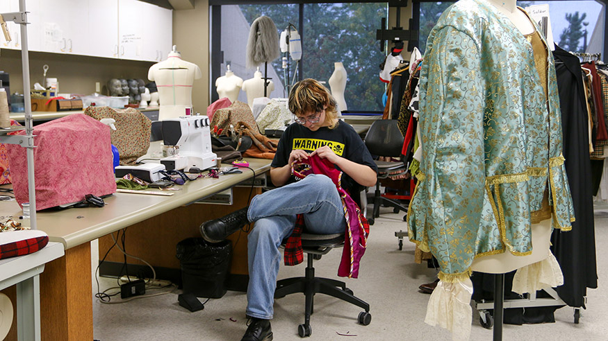 Costume Shop student