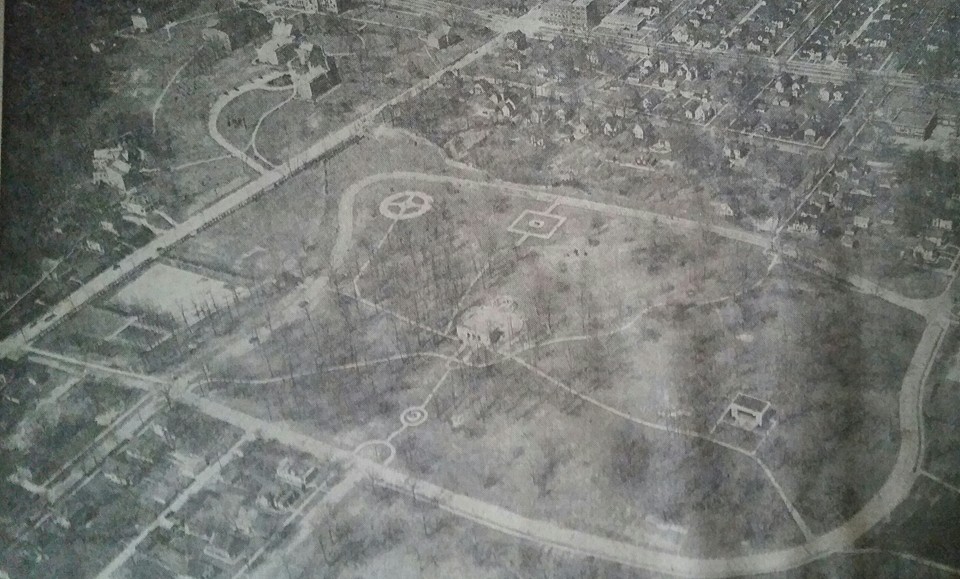Aerial view of Lincoln Park