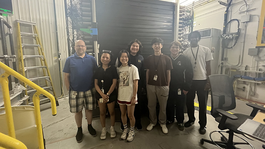 Students at the Facility for Rare Isotope Beams