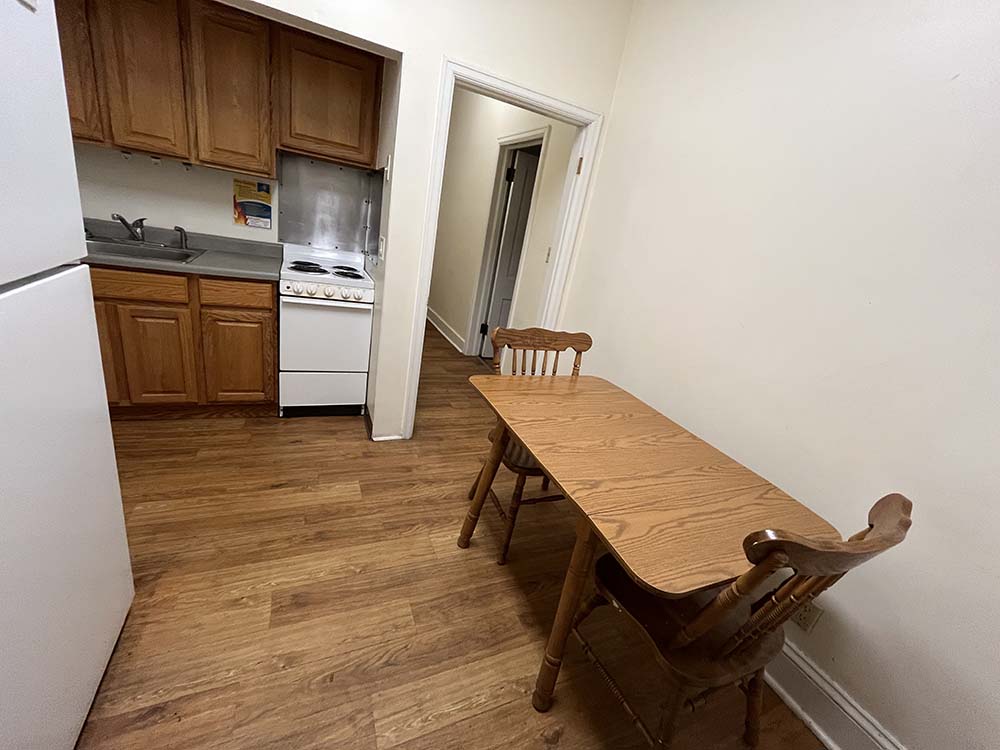 House on the Hill, apartment 4 kitchen/dining room