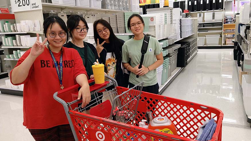 Students at Target.