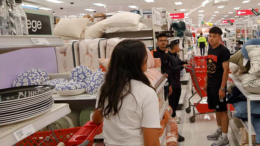 Students at Target