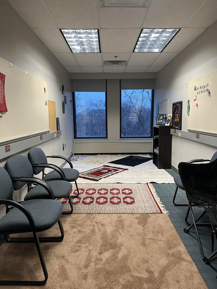 MSA prayer room in Olin Center