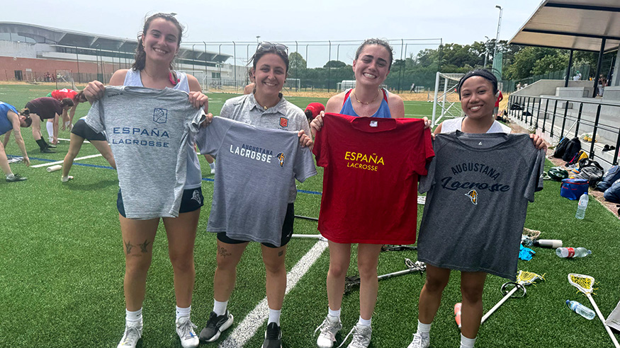 Lacrosse players in Portugal