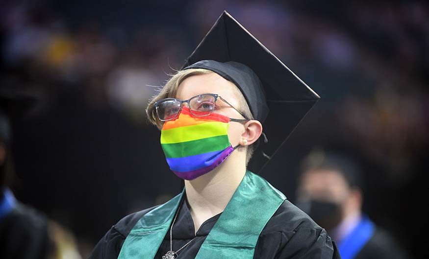 rainbow mask