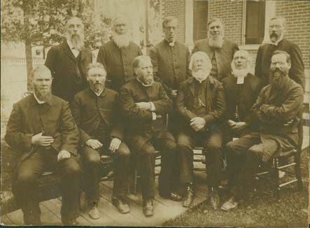 25th anniversary meeting of Augustana Synod in Rockford (Ill.), 1885. From the Scandinavian American Portrait Collection, Swenson Swedish Immigration Research Center.