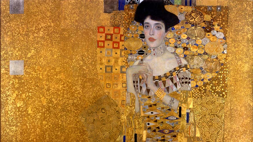 "Portrait of Adele Bloch-Bauer" by Gustav Klimt