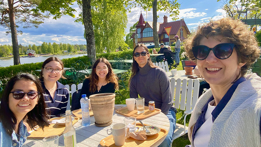 Students, faculty in Sweden