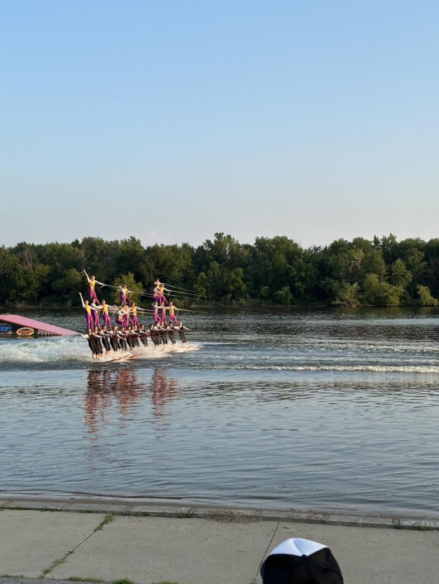 Backwater gamblers performing on the rock river.