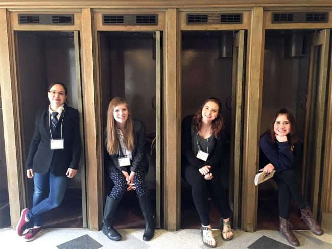 Senior anthropology majors