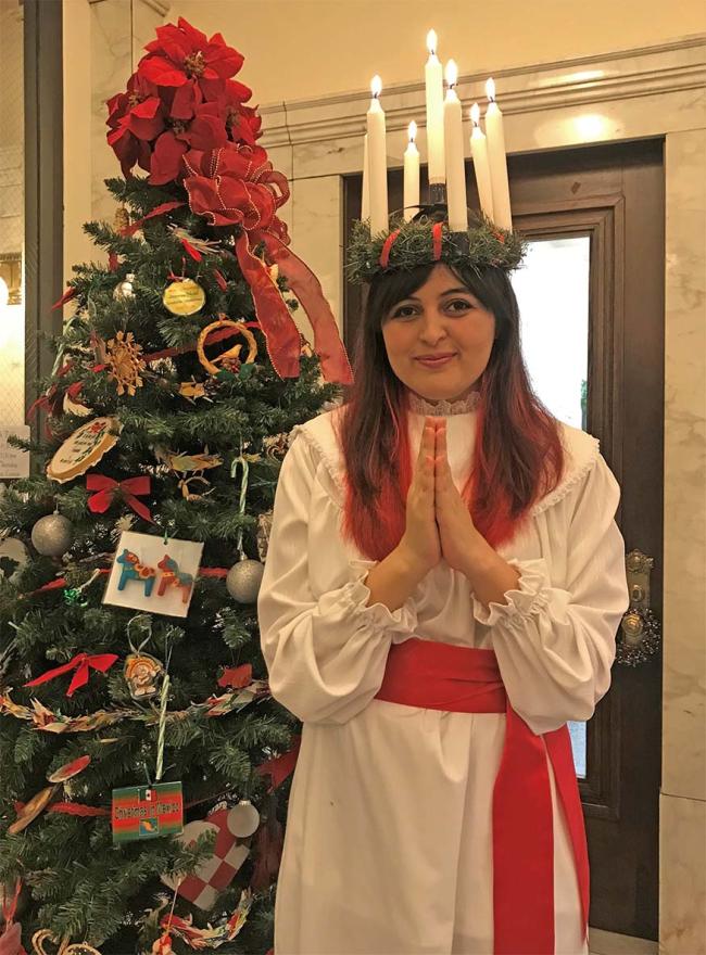 Bex Fernandez as Lucia in 2018