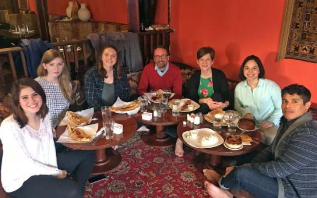 anthropology students and professors