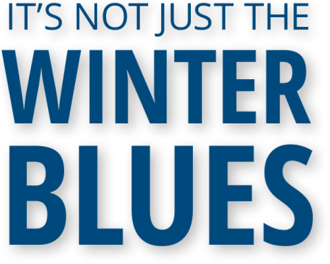 Not the winter blues