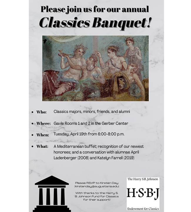 classic banquet flyer