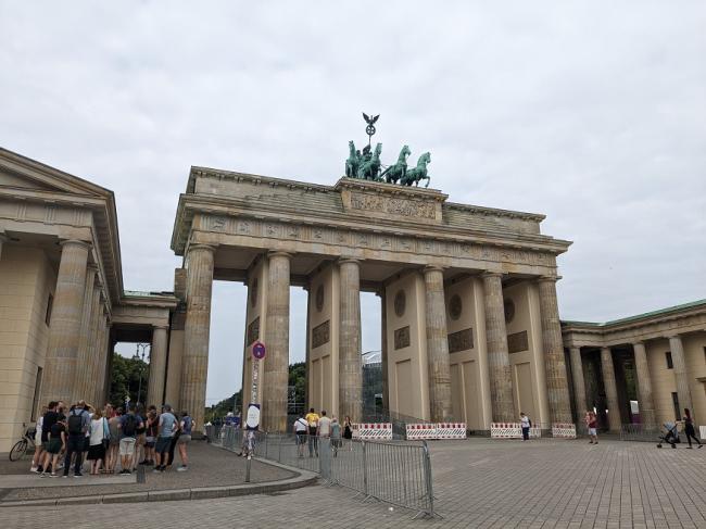 The Brandenburg Gate in Berlin, Germany