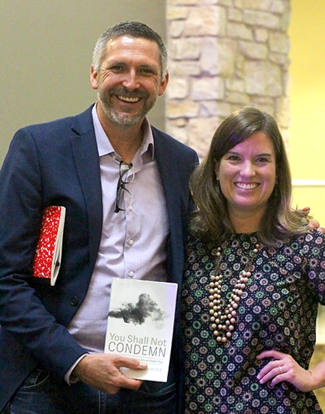 Dr. Jason Mahn and keynote speaker the Rev. Dr. Jennifer M. McBride