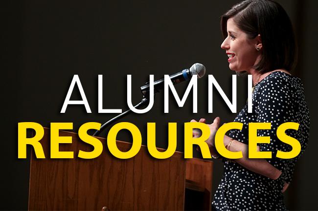Alumni resources