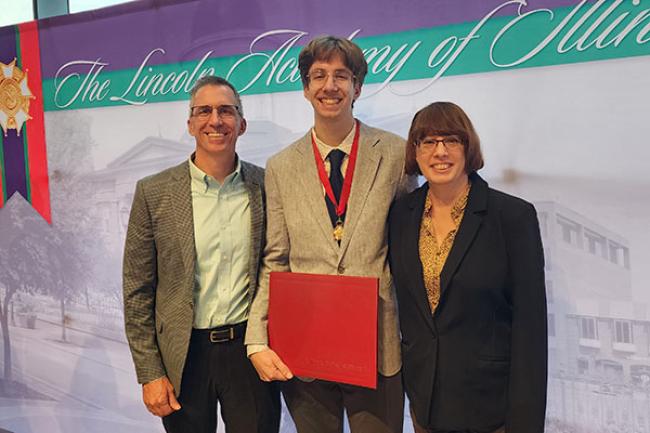 Ian Empen and parents
