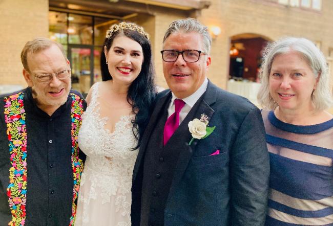 Dr. Mischa Hooker, Kitty Israel, Emil Kramer and Kirsten Day.