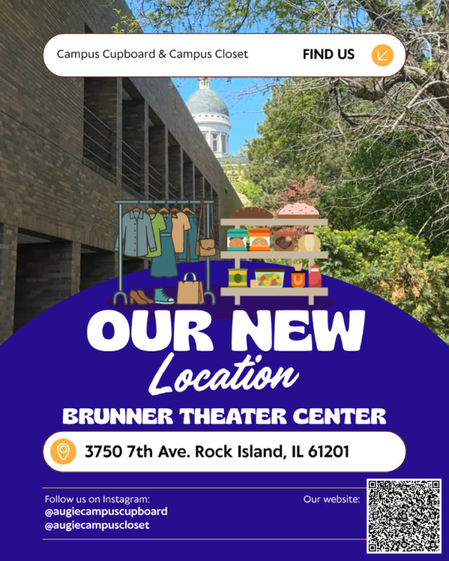 Campus Cupboard new location poster