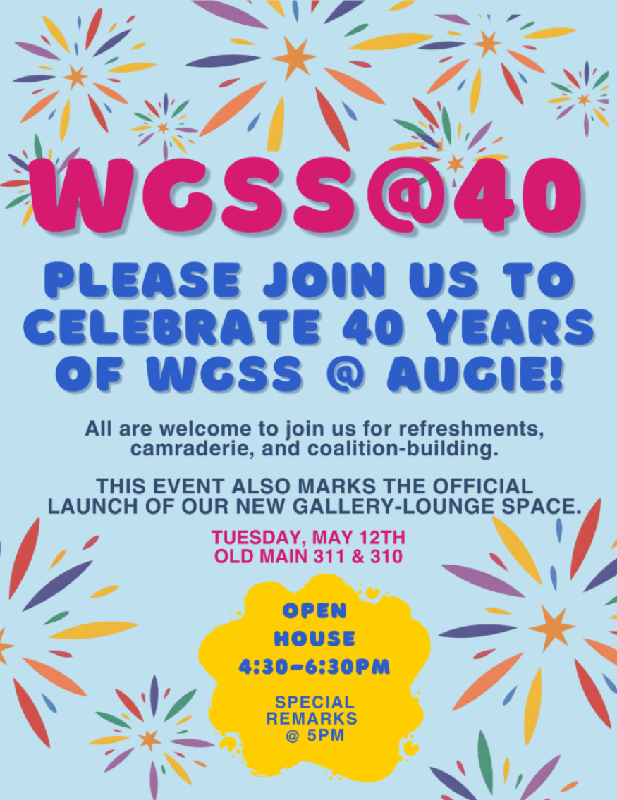 Women, Gender, and Sexuality Studies 40th anniversary celebration