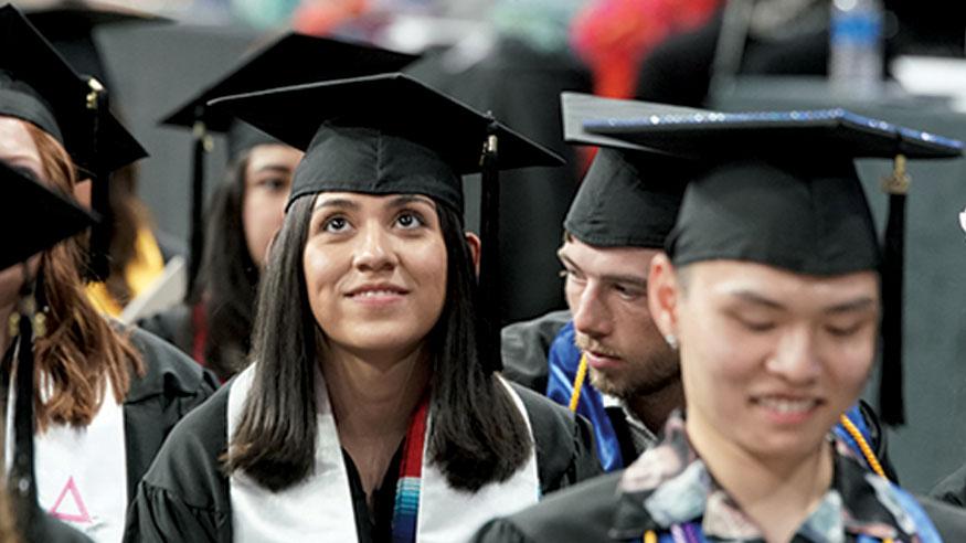 Student at graduation