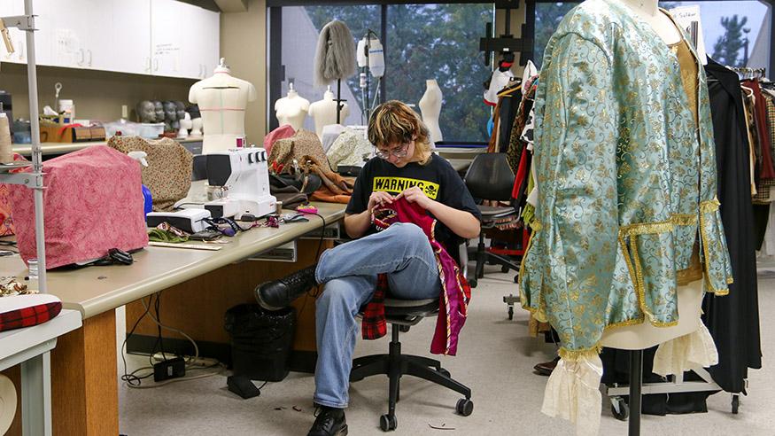 Costume Shop student