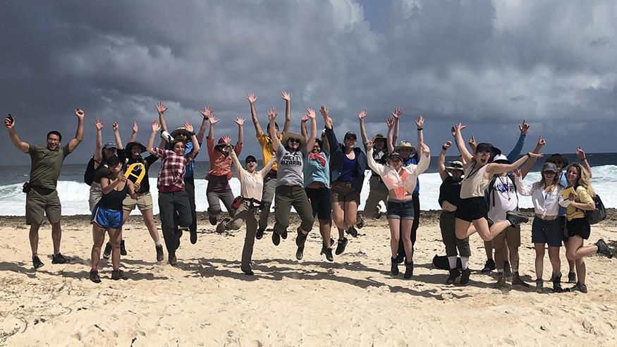 J-term class in Bonaire