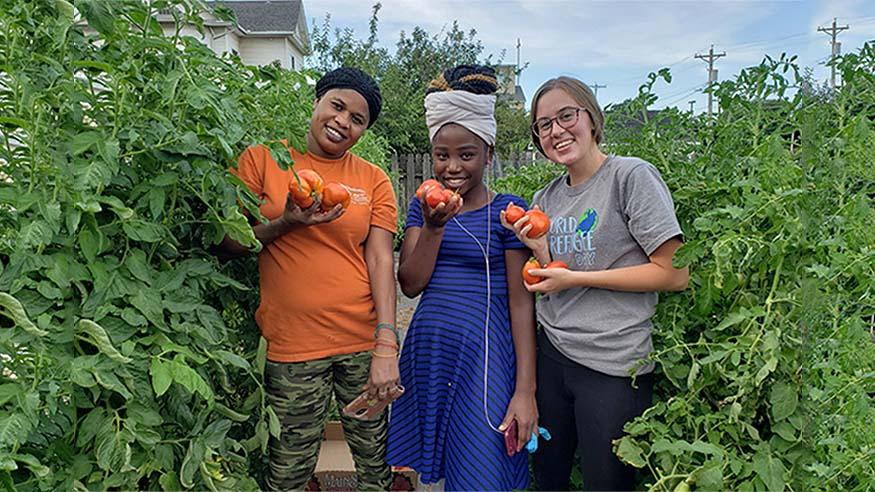 Yvette Furaha, Charlene Nzigire and Grace Fitzpatrick