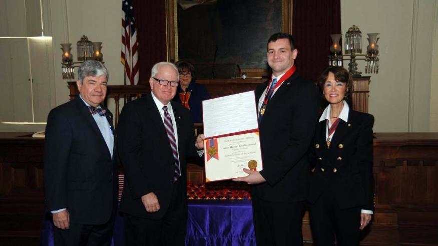 Eric Trimble, Ronald Dean Spears, Adam Gronewold, and Dr. Stephanie Pace Marshall