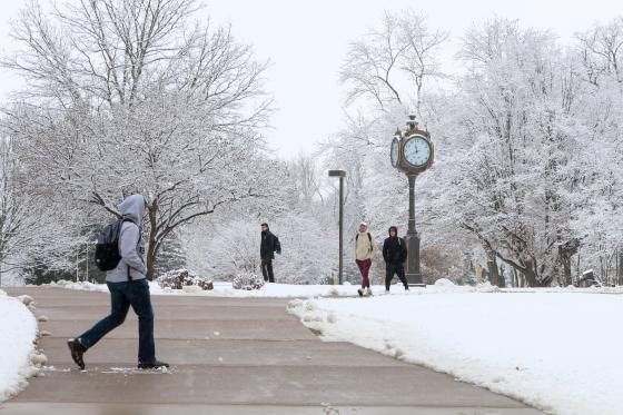 snowy campus